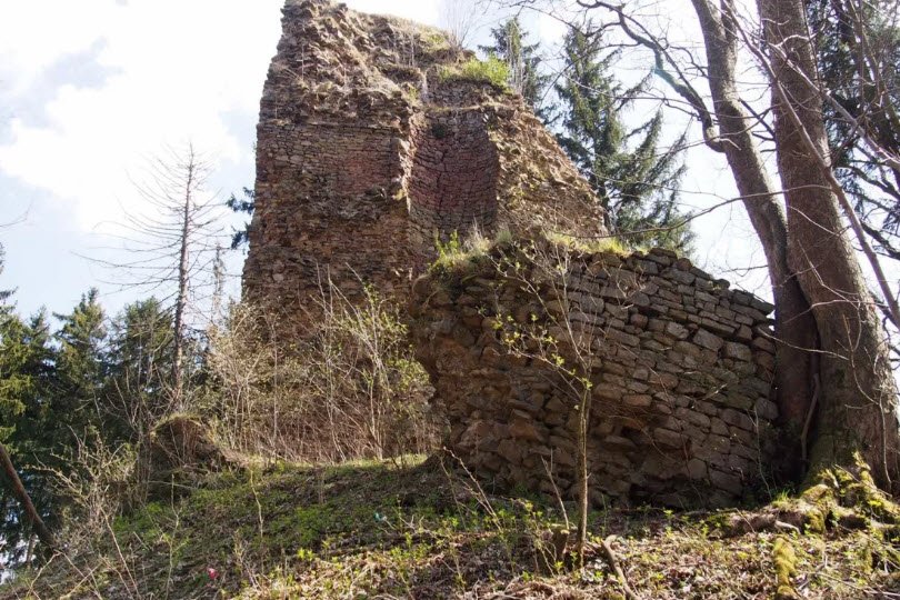 Ruiny Baszty w Czarnym Borze, Czarny Bór, Poland, Poland